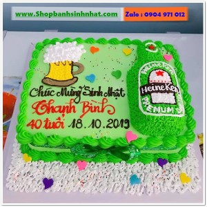 Bánh Sinh Nhật Hình Lon Bia Chai Rượu - LK63